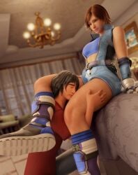 artist_request big_breasts female female_only kazama_asuka tekken tekken_8 thick_thighs thighs tm04