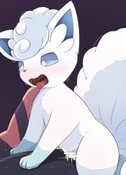 alolan_form alolan_vulpix blue_sclera bodily_fluids censor_bar cum cum_in_pussy cum_inside duo erection female female_penetrated feral feral_penetrated fur generation_7_pokemon genital_fluids genitals hi_res looking_pleasured male male/female male_penetrating male_penetrating_female nintendo penetration penile penile_penetration penis pokemon pokemon_(species) pussy quadruped regional_form_(pokemon) rumine saliva sex sweat tail vaginal_penetration vulpix white_body white_eyes white_fur white_tail