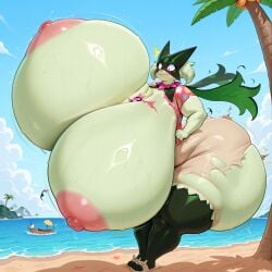 meowscarada from game freak by tenshi1499