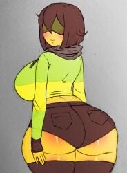 1girls 5hitzzzu big_ass big_breasts boombita brown_hair deltarune female female_only focus_on_ass funcu funculicious hoodie huge_ass huge_breasts kris_(deltarune) kris_female_(deltarune) large_breasts massive_breasts massive_thighs meatcuteshii pinkbobatoo short_hair shorts sketch skiddioop stereodaddy sweater thick_thighs thighhighs undertale undertale_(series) voluptuous voluptuous_female yellow_skin