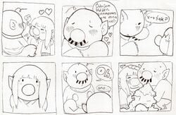 alien fellatio olimarpuke-chan oral oral_sex original_character sex shacho vomit