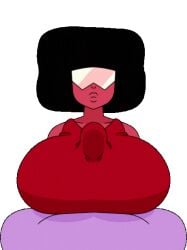 1futa 1girl 2d 2d_(artwork) 2d_animation 2d_artwork amethyst_(steven_universe) animated animated_gif beat_banger big_breasts big_penis black_hair boobjob cartoon_network clothed clothed_female_nude_futa clothing female female_focus futa_on_female futa_pov futanari garnet_(steven_universe) gem_(species) gif huge_cock indifferent paizuri paizuri_under_clothes penis purple-skinned_female purple-skinned_futanari purple_body purple_skin steven_universe technically_threesome titfuck titjob toriel_beat_banger