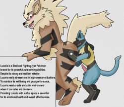 2024 ambiguous_gender anal anal_sex anthro arcanine ass balls blue_body blue_fur blush canid canine closed_eyes deep_rimming duo english_text erection fur generation_1_pokemon generation_4_pokemon genitals hi_res looking_pleasured lotnik5 lucario male male/ambiguous male_penetrating mammal nintendo oral orange_body orange_fur penetration penis pokemon pokemon_(species) rimming sex simple_background text tongue