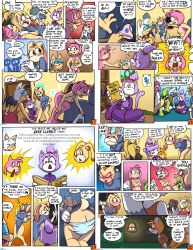 aged_up amy_rose ass blaze_the_cat breasts comic cream_the_rabbit english_text idw_comics idw_publishing mobian_(species) mooning multiple_pages page_17 page_20 pussy rouge_the_bat sega sonic_(series) sonic_the_hedgehog_(comics) sonic_the_hedgehog_(idw) sonic_the_hedgehog_(series) surge_the_tenrec tails tangle_the_lemur theenfman undressing whisper_the_wolf