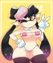 2d big_breasts breasts callie_(splatoon) female female_only light-skinned_female light_skin not_furry onigiri_punch pale-skinned_female pale_skin solo splatoon splatoon_(series) splatoon_1 tagme