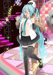 confusion dominated hatsune_miku indunumus24 redness semi_nude vocaloid