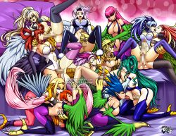 6+futas animal_hands big_penis bird_legs black_wings blonde_hair blue_hair breasts censored claws clothed clothing duel_monster english_commentary erection fellatio futa_on_futa futa_sans_balls futa_with_futa futanari green_hair green_wings group_sex handjob harpie_channeler harpie_conductor harpie_dancer harpie_girl harpie_harpist harpie_lady harpie_lady_1 harpie_lady_2 harpie_lady_3 harpie_lady_sisters harpie_oracle harpie_perfumer harpie_queen harpy humanoid humanoid_penis jadenkaiba kujaku_mai large_breasts leotard licking licking_foot light-skinned_futanari light_skin mai_valentine monster_girl mosaic_censoring mostly_clothed multiple_futa multiple_girls oral orange_hair orgy penis pink_hair pink_wings pointy_ears sex stirrup_legwear talons toeless_legwear white_wings winged_arms wings yu-gi-oh!