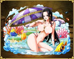 artist_request boa_hancock breasts female female_only looking_at_viewer nipples one_piece one_piece_treasure_cruise tagme