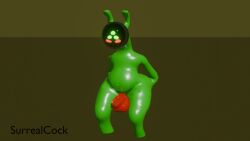 1boy 1femboy alien alien_boy alien_humanoid amateur_artist femboy genetalia green_skin hefty_balls hyper_balls kun_(surrealcock) male penis surrealcock surrealcock_(artist)