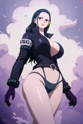 1girls ai_generated bare_legs bare_thighs big_breasts black_hair blue_eyes clothed clothing color female female_focus female_only hi_res jemmasoria large_breasts light-skinned_female light_skin long_hair nico_robin nico_robin_(egghead) one_piece one_piece:_egghead_arc panties shounen_jump solo solo_female tagme thick_thighs