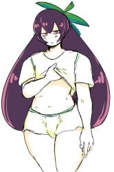 bbm chubby cute dilf eggplant eggplant_sama femboy goth lifting_shirt resting_bitch_face solo solo_male sweat sweaty tagme thick_thighs white_background yellow_kirby ylwkirby