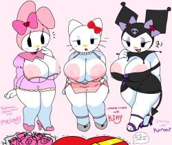 ... 3girls anon anthro big_breasts bimbo bimbo_lips bow breasts_out bunny cassettedream cat chocolate cute dream-cassette feline flowers furry hair_ornament headgear heels hello_kitty hello_kitty_(character) hello_kitty_(series) high_heels hoshime huge_areolae huge_breasts jester_hat kitty_white kuromi large_areolae large_breasts lipstick mob_face my_melody oddly_wholesome onegai_my_melody red_lipstick sanrio shortstack skimpy tagme take_your_pick thick_thighs tight_clothing valentine's_day white_body white_fur