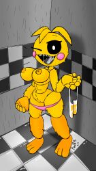 animatronic animatronic_female animatronic_girl big_breasts breasts cute cute_face female five_nights_at_freddy's five_nights_at_freddy's_2 fnaf madrs nude nude_female robot robot_girl solo toy_chica_(fnaf)