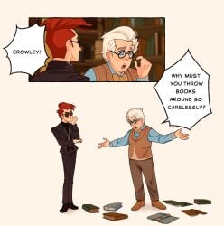 aziraphale crowley gay good_omens