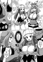 2boys 2girls aged_up dawn_(pokemon) deutsch fat-kun fat_man female german german_text haguruman koutarosu male manga may_(pokemon) may_(pokemon_oras) monochrome multiple_boys multiple_girls panties pokeharlot pokemon text tierno_(pokemon) translated trevor_(pokemon)