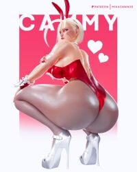 1girls 3d big_ass blonde_hair bunny_ears bunnysuit cammy_white dat_ass huge_ass mikadawn pantyhose pawg solo solo_female street_fighter street_fighter_6 valentine's_day