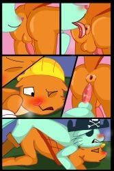 comic handy_(htf) happy_tree_friends russell_(htf)