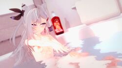 3d bath bathtub hololive hololive_indonesia hololive_indonesia_holoh3ro tagme taking_a_bath vestia_zeta virtual_youtuber wataamage