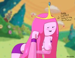 adventure_time areolae beachsidebunnies bmo breasts cartoon_network monster_girl nipples princess_bubblegum