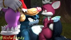 1futa 2boys 3d amber_eyes amy_rose big_ass big_balls big_butt big_penis bubble_butt bunny_tail buttjob chip_(sonic) faceless_futanari fairy_wings fur furry_only futanari grabbing_hips grabbing_own_ass implied_anal implied_oral implied_penetration looking_at_penis looking_pleasured male/male nsfwsandy open_mouth penis_under_clothes penis_under_dress penis_under_skirt purple render sex_in_forest sfm shiny_skin sonic_(series) sonic_the_hedgehog sonic_the_hedgehog_(series) sonic_the_werehog sonic_unleashed surprise_buttsex surprised surprised_expression threesome trio were werehog