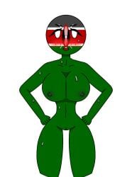 blush breachka countryhumans countryhumans_girl kenya_(countryhumans) sweat tits