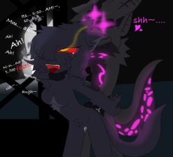 1boy 1boy1girl 1girls ahe_gao anthro anthro_on_anthro anthro_penetrated breasts clovey digital_media_(artwork) furry gootraxian kaiju_paradise male/female nightcrawler_(kaiju_paradise) panther_(kaiju_paradise) roblox roblox_game rolling_eyes self_upload straight tagme