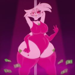 angel dust (hazbin hotel) from hazbin hotel by vachersfw