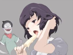 1boy 1girls akashi asian cute female ice_cream licking licking_popsicle medaka_ken'ichi medium_hair oral oral_insinuation oral_training ozu petite popsicle sexually_suggestive short_hair skinny slim tagme teenager the_tatami_galaxy tongue_out yojouhan_shinwa_taikei