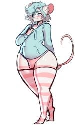 1boy 2d animal_ears animal_humanoid anthro bevel_(bevel) big_ass blue_eyes blue_hair blush blush_lines bottom_heavy bottomwear bulge clothing commission eyebrows_visible_through_hair eyelashes fat_ass femboy front_view furrreun furry furry_male furry_only girly hoodie humanoid long_sleeves looking_away male male_only original_character panties png portrait pose posing rodent rough_sketch short_hair sketch smile smiling solo solo_focus solo_male standing tail thick_eyebrows thick_thighs thighhighs tiptoes topwear transparent_background white_body wide_hips