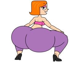 ass big_ass big_butt debbie_turnbull debs_turnbull female_only massive_ass robotboy thick thick_ass thick_hips thick_legs