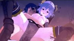 3d animated big_thighs boots cowgirl_position date_a_live honjou_nia hugging_from_behind itsuka_shido mp4 night nipples no_sound nun_outfit partially_clothed pintanick setting_sun small_breasts tagme video white_hair