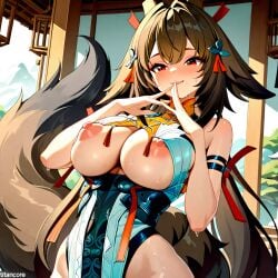 thiren from zenless zone zero by (titancore)
