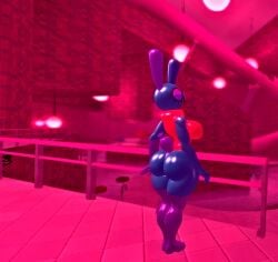 3d anthro behind_view bunny_girl garry's_mod glasses inflatable_toy looking_back pool screenshot tagmeo