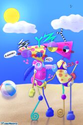 bazooble (the amazing digital circus) from glitch productions by zoobmolester