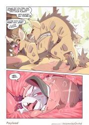 2024 all_fours animal_genitalia breath cannonball_prey cervix comic cunnilingus doggy_style english_text erection explicitly_stated_consent female female/female female_penetrated female_penetrating female_penetrating_female feral feral_on_feral feral_penetrated feral_penetrating feral_penetrating_feral ffm_threesome from_behind_position fully_inside furry genitals gnayena_(insomniacovrlrd) group group_sex hi_res hyena inside insomniacovrlrd internal internal_vaginal interspecies intraspecies lesbian lesbian_sex licking male male/female male_prey mammal mouse murid murine open_mouth oral panting passiontail_isle penetration prey_transfer pseudo-penis pseudo-penis_in_pussy pseudo-penis_penetrating pseudo-penis_vore pussy rodent sex size_difference smozumi_(insomniacovrlrd) tagme text threesome tongue trio unbirthing url vaginal_penetration vore vulva willing_prey yuri