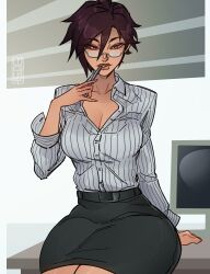 invisigal from dispatch (game) by loqu1t