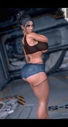 panam palmer from cyberpunk (series) by lewdink