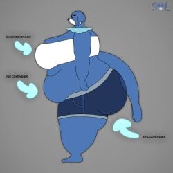 1girls 2025 arms arrow_(symbol) arrow_pointing_to_ass arrow_pointing_to_belly arrow_pointing_to_breasts arrow_pointing_to_butt ass bbw bbw_furry bbw_seal belly big_ass big_belly big_breasts big_butt breasts bubbles chubby_belly earrings evil_container fat_arms fat_ass fat_legs fat_woman feet female female_only freckles freckles_on_ass freckles_on_breasts freckles_on_face legs mammal mammal_humanoid mia_sandoval_(solandgamer75) nintendo overweight overweight_anthro overweight_female pokemon pokemon_(species) popplio sea_lion sea_lion_humanoid seal seal_humanoid shorts solandgamer75 tail tube_top