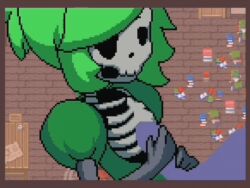 akai_(ugokashitari) animated animation black_body black_bones blonde_hair boobjob breasts cum cum_on_breasts cum_on_ribs female female/male female_focus game_cg genitalia gray_body gray_bones green_clothes green_clothing green_hair grey_body grey_bones handjob horizontal_image horizontal_video longer_than_10_seconds loop male male/female princess_and_conquest sex short_playtime shorter_than_10_minutes shorter_than_30_seconds shorter_than_3_minutes shorter_than_five_minutes shorter_than_four_minutes shorter_than_one_minute shorter_than_two_minutes skeleton skeleton_girl