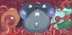 ahe_gao anthro belly big_belly big_breasts big_nipples blue_nipples bodily_fluids breasts canid canine canis dobermann domestic_dog ear_piercing ear_ring eeveelution fan_character female generation_5_pokemon generation_6_pokemon goodra green_nipples group group_nudity group_pregnancy group_sex hi_res huge_belly huge_breasts huge_nipples hybrid hyper hyper_belly hyper_breasts hyper_nipples hyper_pregnancy inflation liamjackal looking_pleasured mammal moan musk musk_cloud navel nintendo nipple_fetish nipple_penetration nipple_play nipples paws penetration piercing pinscher pokemon pokemon_(species) pregnant restrained restrained_by_tentacles ring_piercing round_body serperior sex sweat tentacle tentacle_around_arm tentacle_around_body tentacle_around_breast tentacle_penetration tentacle_sex tentaclejob trio veiny_belly