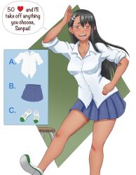 hayase nagatoro from please don't bully me, nagatoro by kumadentart