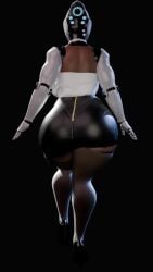 1girls 3d 3d_animation 9:16 animated back_view big_ass black_background dark-skinned_female dark_skin faceless_female haydee haydee_(game) high_heels jiggling_ass jojomingles no_sound robot robot_girl shorter_than_10_seconds solo tagme thick thick_ass thick_thighs thighhighs tight_clothing vertical_video video walk_cycle