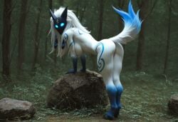 1girl 1girls ai_generated anthro anthroguy anthropomorphic anus ass ass_focus back_view beautiful bending_forward bending_over bending_over_position big_breasts blue_eyes breasts breeding_request curvy_female curvy_figure female female_anthro female_focus female_only flirting flirting_with_viewer forest forest_background fur furry furry_female furry_only hi_res high_quality high_resolution highres hooves horny horny_female humanoid impregnation_request in_heat inviting_to_sex kindred kindred_(league_of_legends) lamb_(league_of_legends) large_breasts league_of_legends looking_at_viewer masked masked_female muscular_female nude nude_female ready_for_sex ready_to_fuck riot_games seductive seductive_look seductive_smile sexy sexy_body sexy_female sexy_pose tits_out vagina voluptuous voluptuous_female wet_pussy