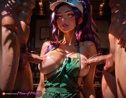 akali from k/da all out series by manofmidas