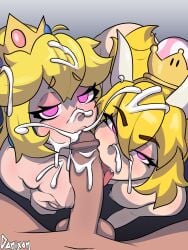 bowsette from mario (series) by danixon