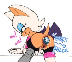 rouge the bat from sega by hexanne