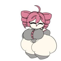1female 1girls 2d 2d_(artwork) 2d_animation 2d_artwork ahoge animated ass big_ass big_breasts big_thighs bottom_heavy breasts chibi chubby chubby_female closed_eyes curvaceous curvy curvy_figure cute cute_dance cute_face cute_female cute_girl dancing detached_sleeves erotic_chibi eyelashes fat_ass fat_thighs female female_only gif gigantic_ass happy happy_female hip_sway hips_wider_than_shoulders huge_ass huge_breasts huge_thighs hyper hyper_ass hyper_thighs kasane_teto large_ass large_breasts large_thighs leotard light-skinned_female light_skin massive_ass massive_thighs nitnat nub_feet open_mouth plump plump_ass plump_thighs red_hair shortstack simple_background smile smiling smiling_female solo solo_female swaying swaying_hips teto thick thick_ass thick_hips thick_legs thick_thighs thighs triple_baka_(vocaloid) twin_drills utau vocaloid voluptuous voluptuous_female white_background wide_hips