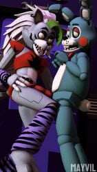 2025 3d 3d_(artwork) 3d_model bunny bunny_boy cute_male dominant_female duo five_nights_at_freddy's five_nights_at_freddy's:_security_breach five_nights_at_freddy's_2 male/female mayvil penis prisma3d robot robot_boy robot_girl robot_on_robot roxanne_wolf_(fnaf) scottgames size_difference small_penis smaller_male_larger_female toy_bonnie_(fnaf) wolf wolf_girl yellow_eyes_female