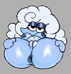 2025 air_creature air_humanoid anus areola ass bedroom_eyes big_breasts black_eyes blue_anus blue_areola blue_body blue_breasts blue_butt blue_eyelids blue_inner_labia blue_nipples blue_skin blue_vulva breasts cloud cloud_hair cloud_humanoid darkened_eyelids darkner deltarune digital_media_(artwork) elemental_creature elemental_humanoid elnina_(deltarune) eyelashes female female_humanoid folded genitals glistening glistening_butt glistening_eyelids glistening_genitalia glistening_vulva grey_background hair half-closed_eyes humanoid humanoid_genitalia humanoid_vulva inner_labia living_cloud narrowed_eyes nipples not_furry nude nude_female nude_humanoid presenting presenting_hindquarters seductive simple_background smogchelo solo undertale_(series) vulva white_hair white_sclera