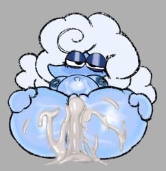 2025 after_sex after_vaginal after_vaginal_penetration air_creature air_humanoid anus areola ass big_breasts black_eyes blue_anus blue_areola blue_blush blue_body blue_breasts blue_butt blue_eyelids blue_inner_labia blue_nipples blue_skin blue_vulva blush blush_lines bodily_fluids breasts cloud cloud_hair cloud_humanoid cum cum_from_vagina cum_in_vagina cum_inside cum_on_butt darkened_eyelids darkner deltarune digital_media_(artwork) elemental_creature elemental_humanoid elnina_(deltarune) excessive_cum excessive_genital_fluids eyelashes female female_humanoid folded genital_fluids genitals glistening glistening_bodily_fluids glistening_butt glistening_cum glistening_eyelids glistening_genital_fluids glistening_genitalia glistening_vulva grey_background hair half-closed_eyes humanoid humanoid_genitalia humanoid_vulva inflation inner_labia living_cloud narrowed_eyes navel nipples not_furry nude nude_female nude_humanoid simple_background smogchelo solo undertale_(series) vulva white_hair white_sclera